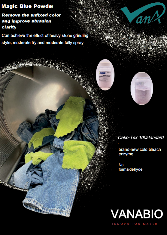 VANABIO Launches Magic Blue Powder: A Revolutionary Enzyme for Denim Washing